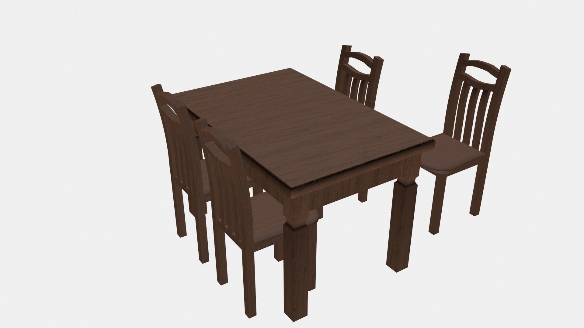 Dining Room Pack Low-poly 3D model_8