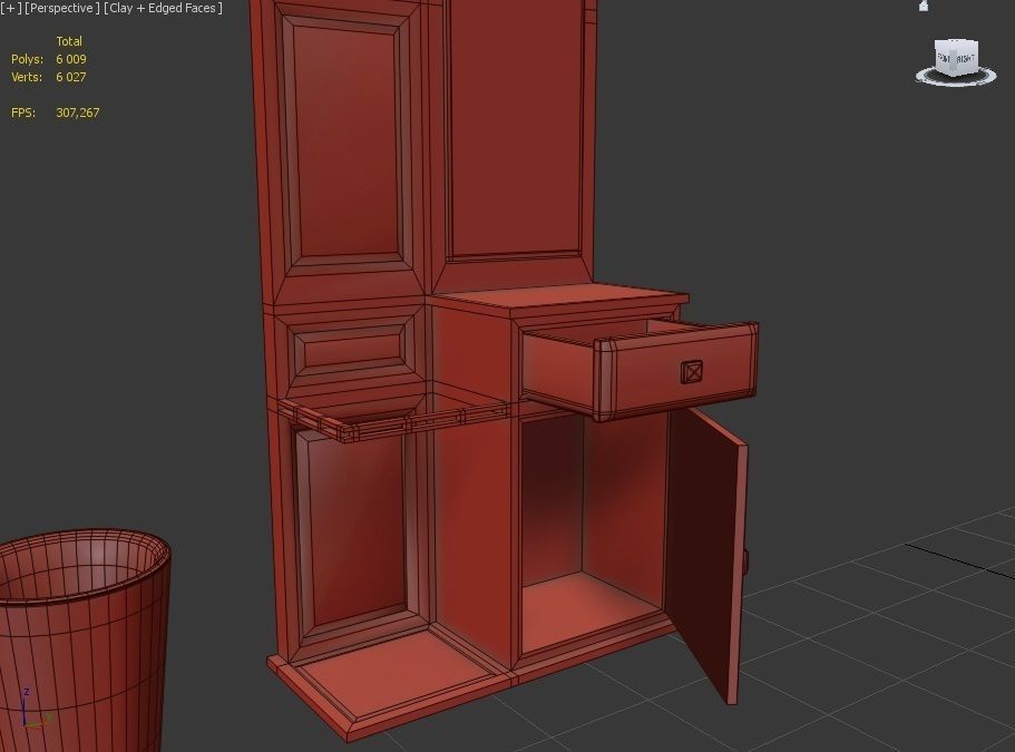 Dining Room Pack Low-poly 3D model_20