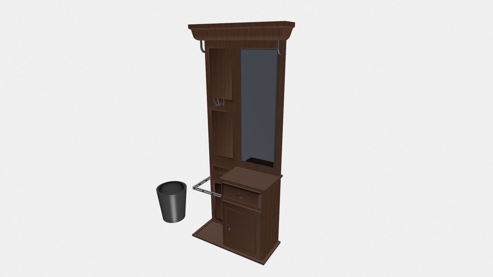 Dining Room Pack Low-poly 3D model_1