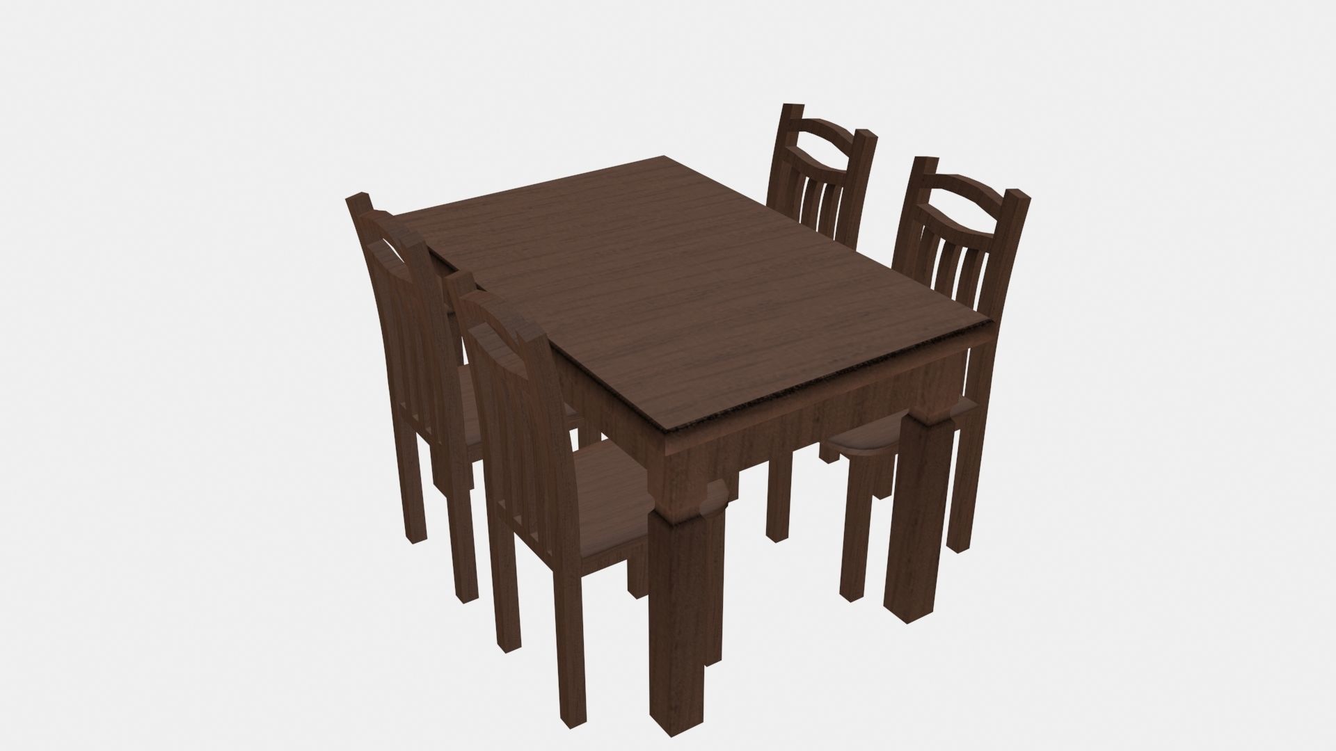 Dining Room Pack Low-poly 3D model_7