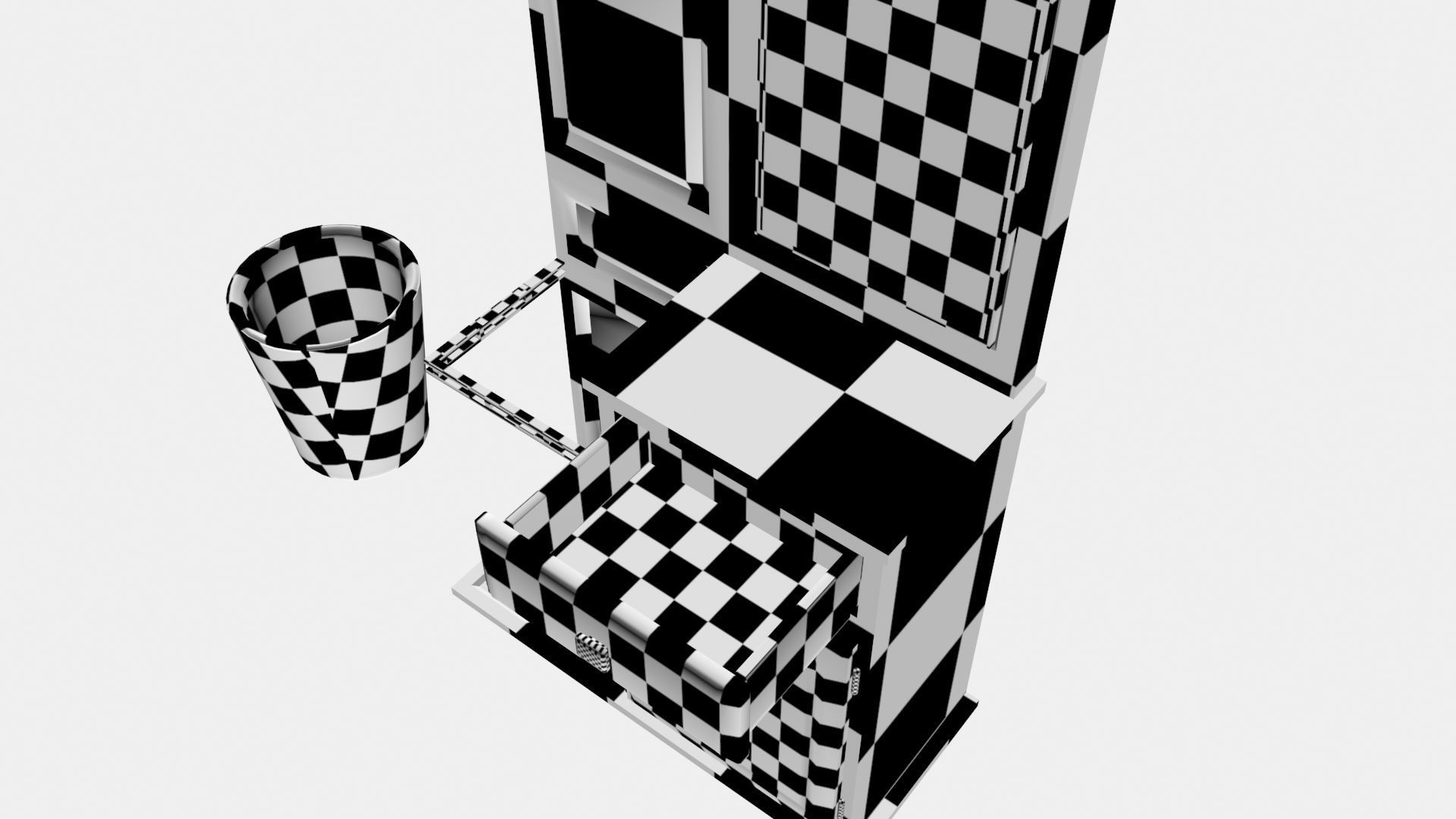 Dining Room Pack Low-poly 3D model_11