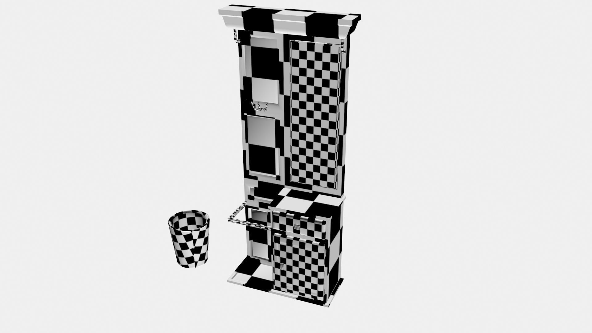 Dining Room Pack Low-poly 3D model_10