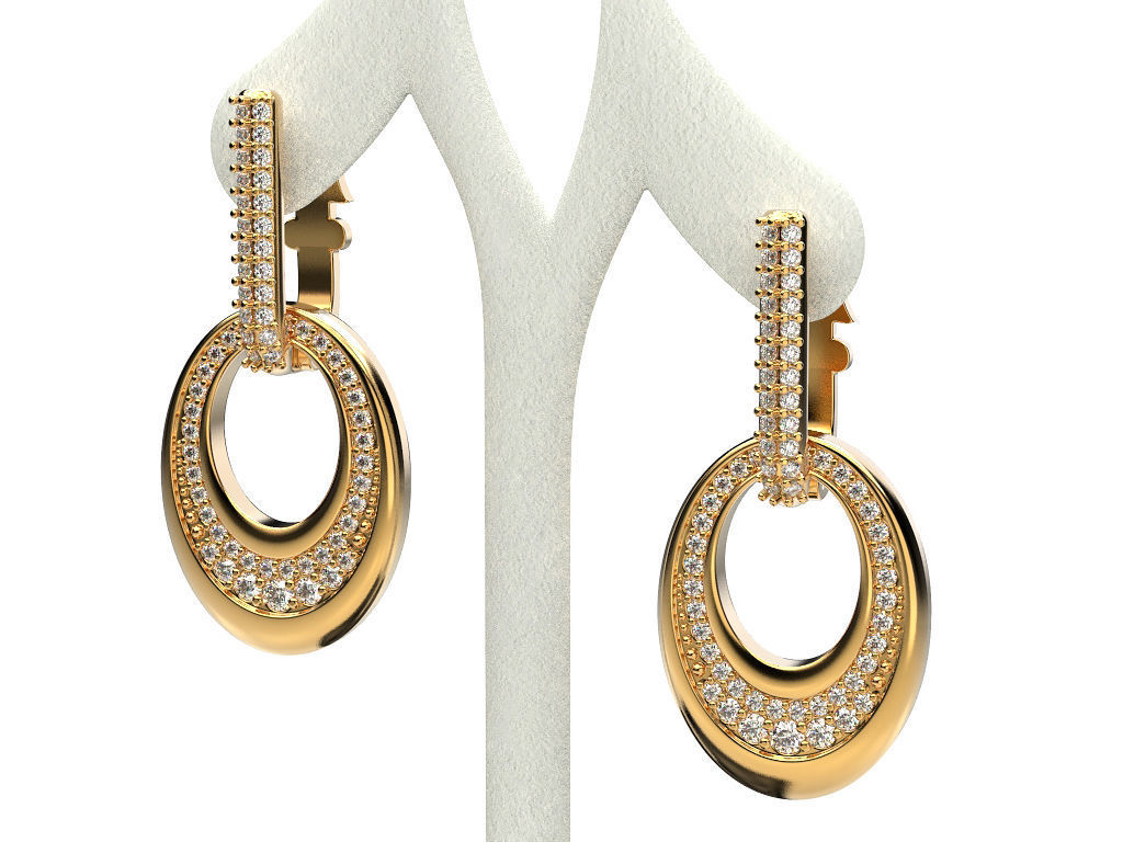 Earrings 11 3D print model_2