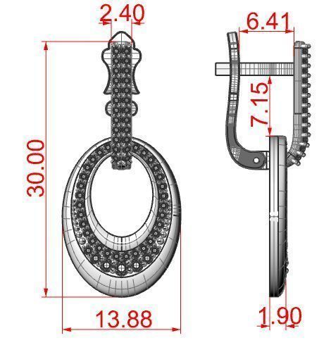 Earrings 11 3D print model_9