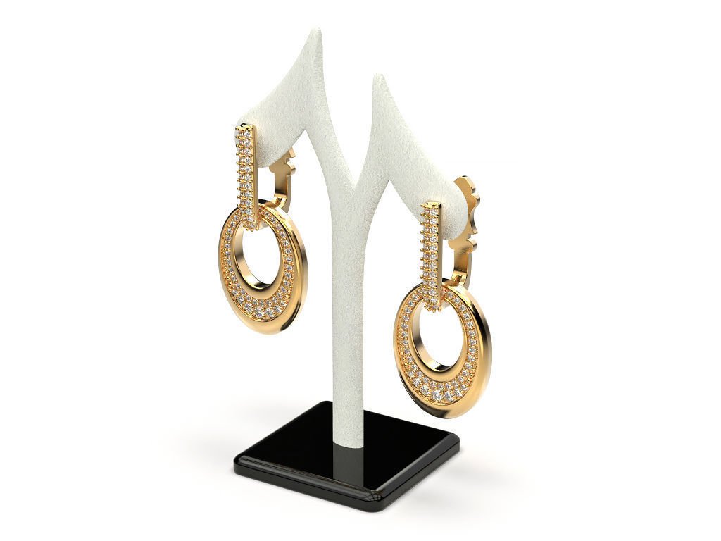 Earrings 11 3D print model_3
