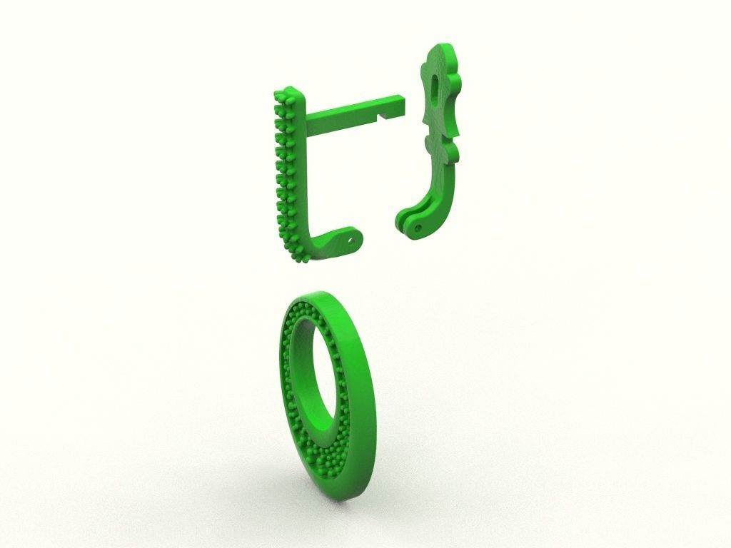 Earrings 11 3D print model_8