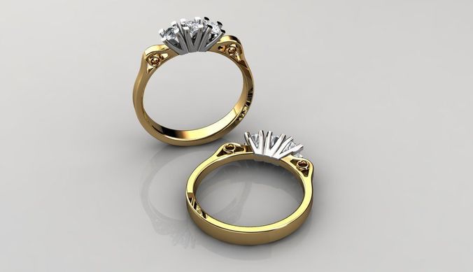 beautiful ring for beautiful girls 3D print model