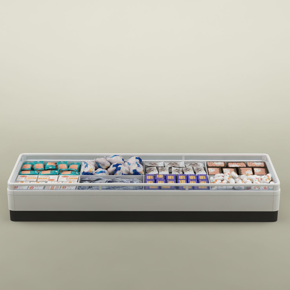 Store display refrigerator freezer 01 3D model_2