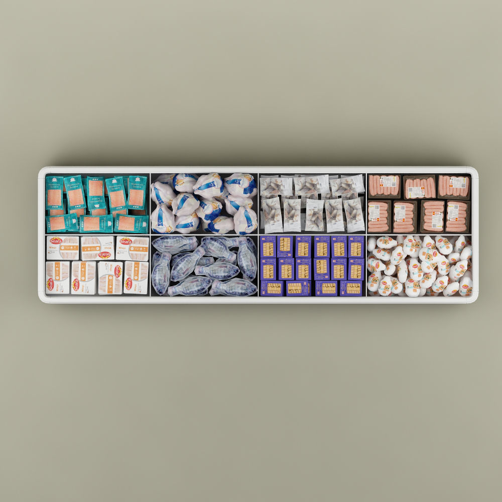 Store display refrigerator freezer 01 3D model_3