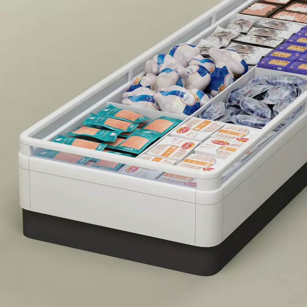 Store display refrigerator freezer 01 3D model_0