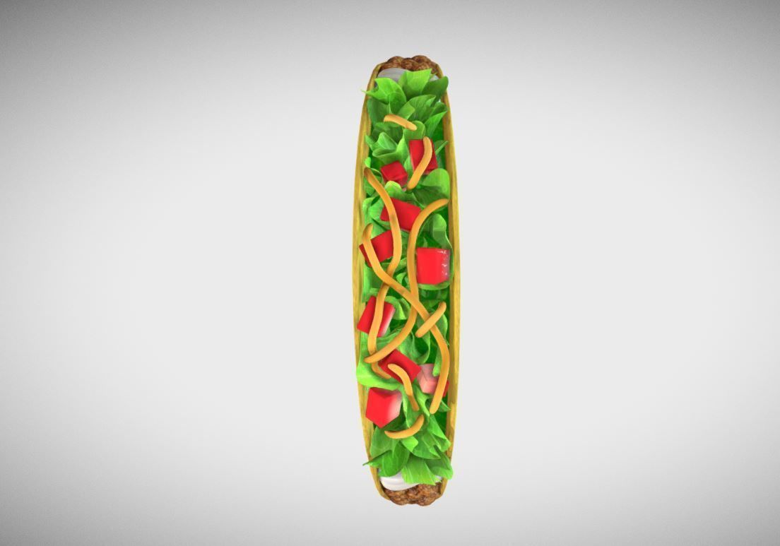Taco Model 3D model_3