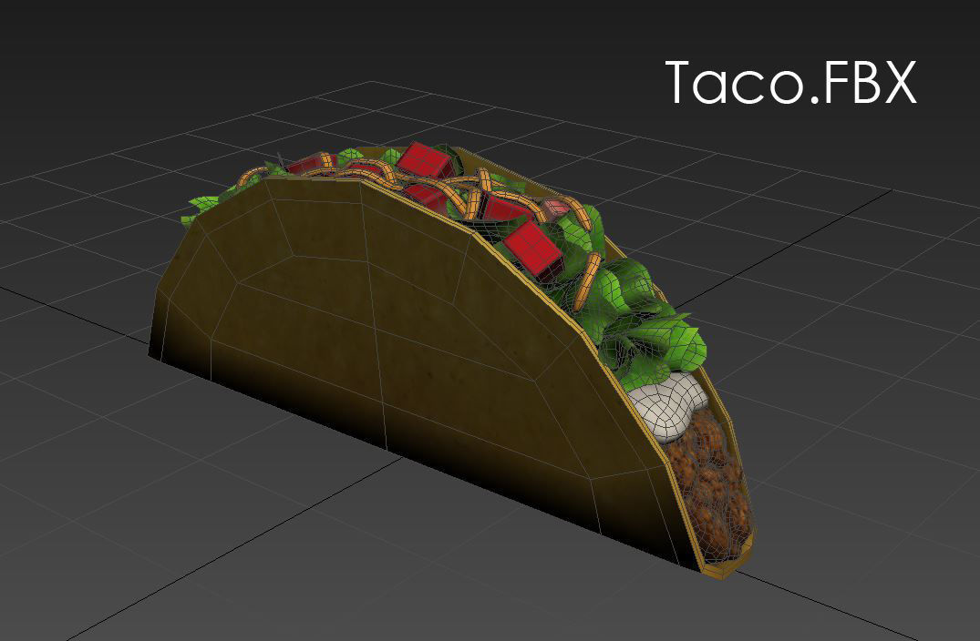 Taco Model 3D model_17