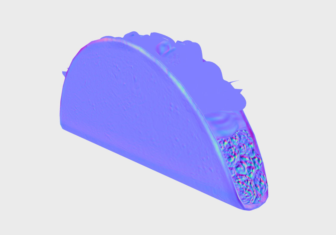 Taco Model 3D model_10