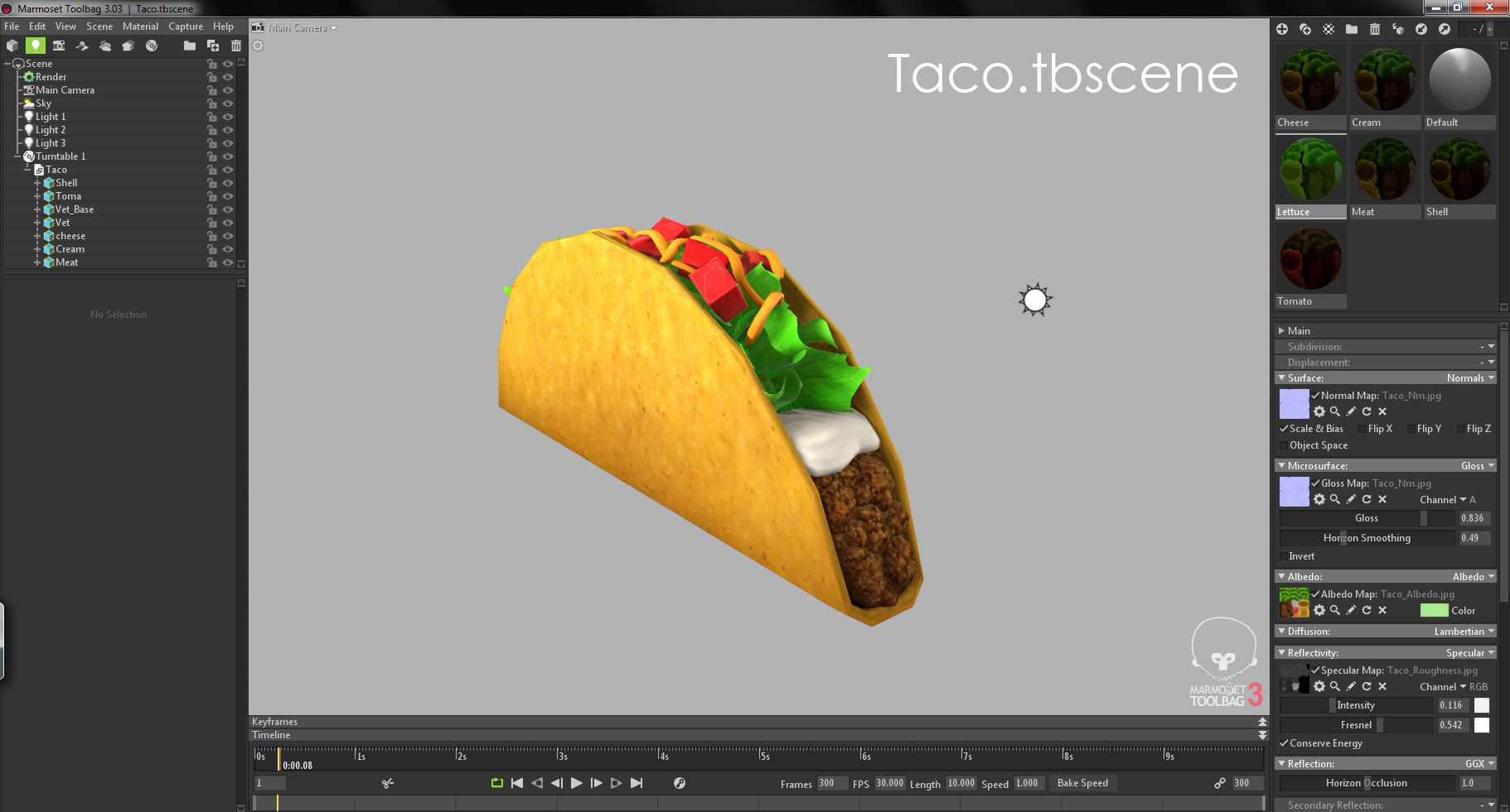 Taco Model 3D model_18