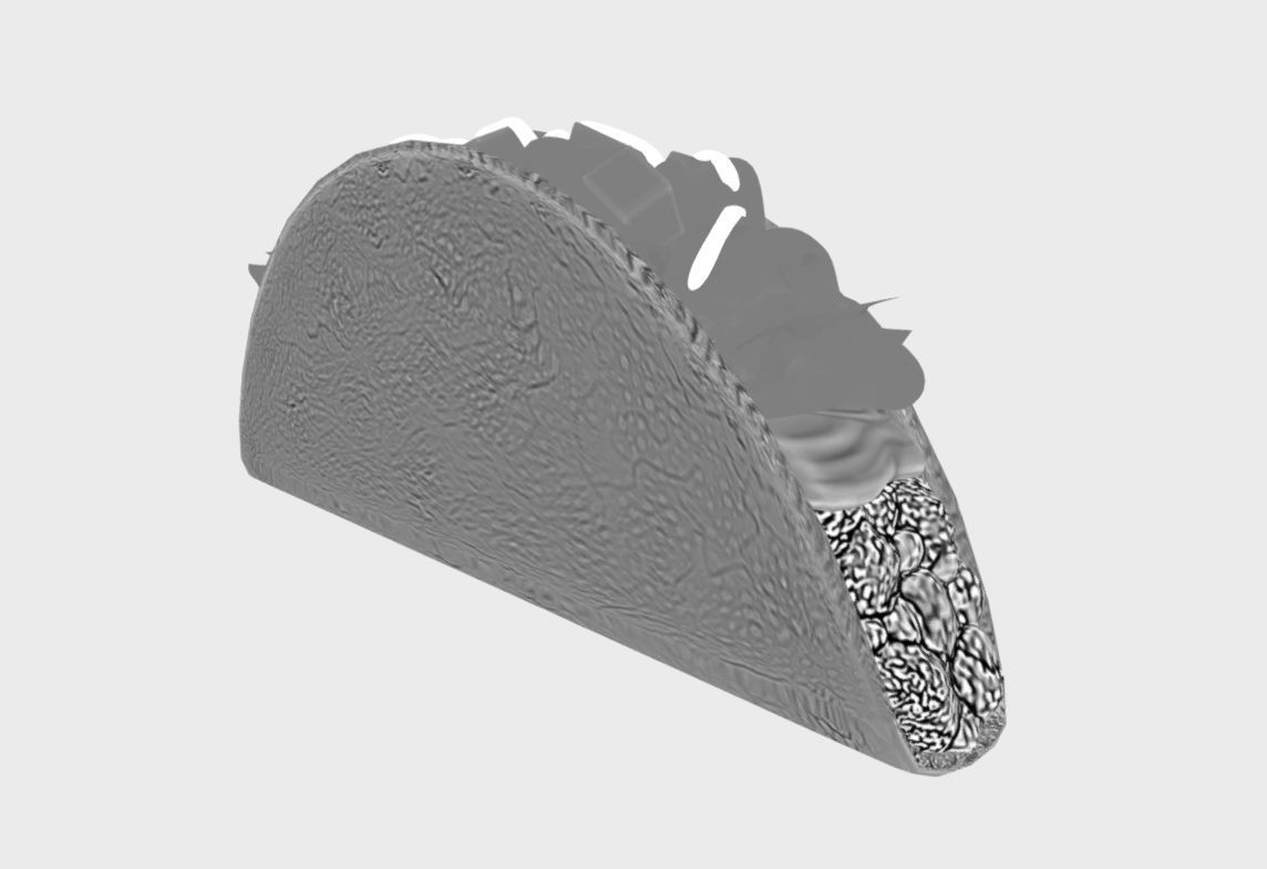 Taco Model 3D model_12