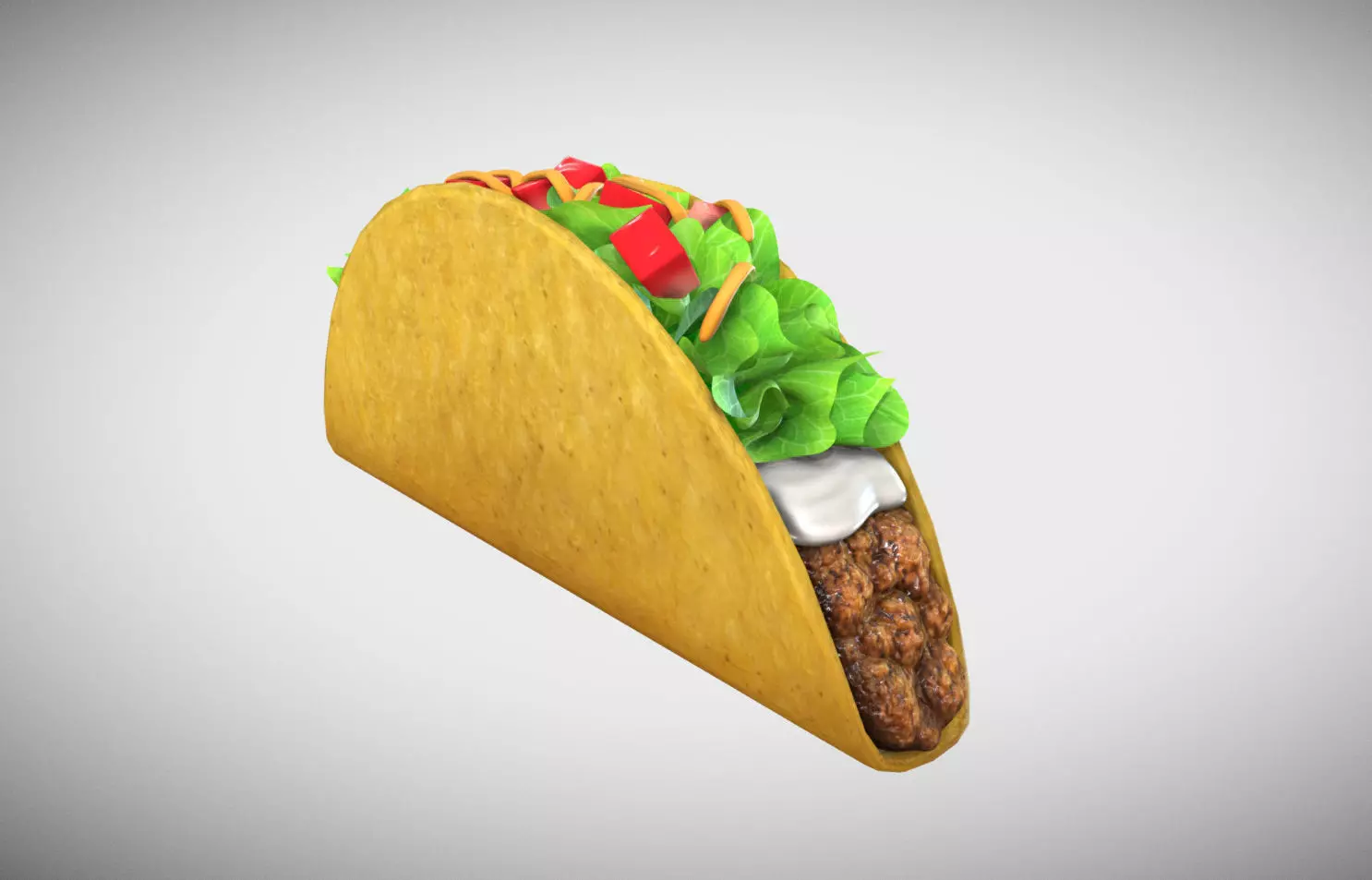 Taco Model 3D model_0