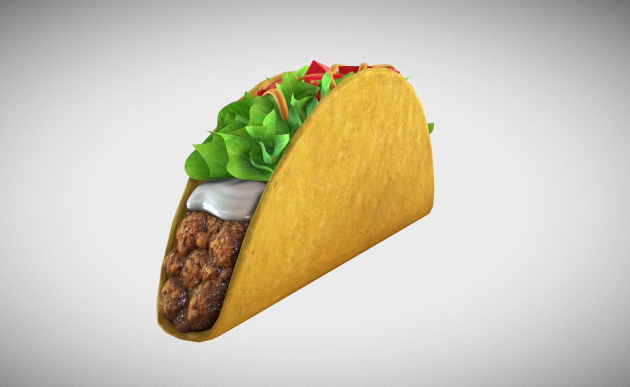 Taco Model 3D model_9