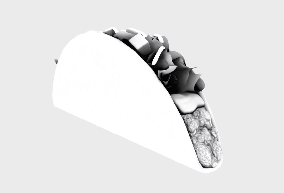Taco Model 3D model_11