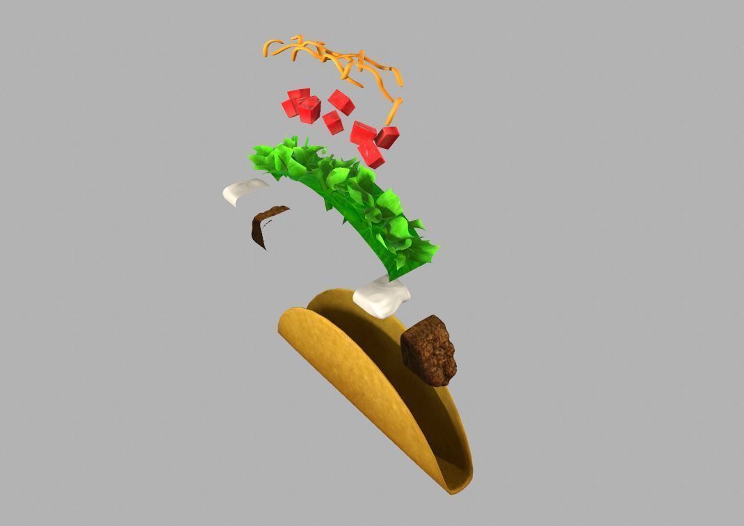 Taco Model 3D model_14