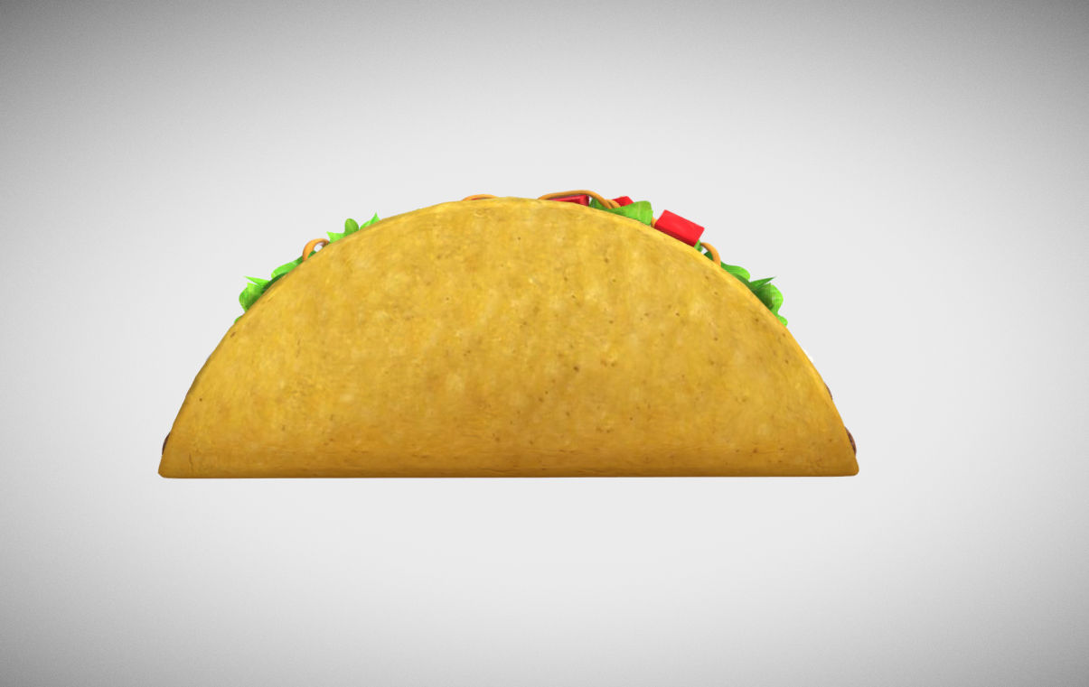 Taco Model 3D model_1