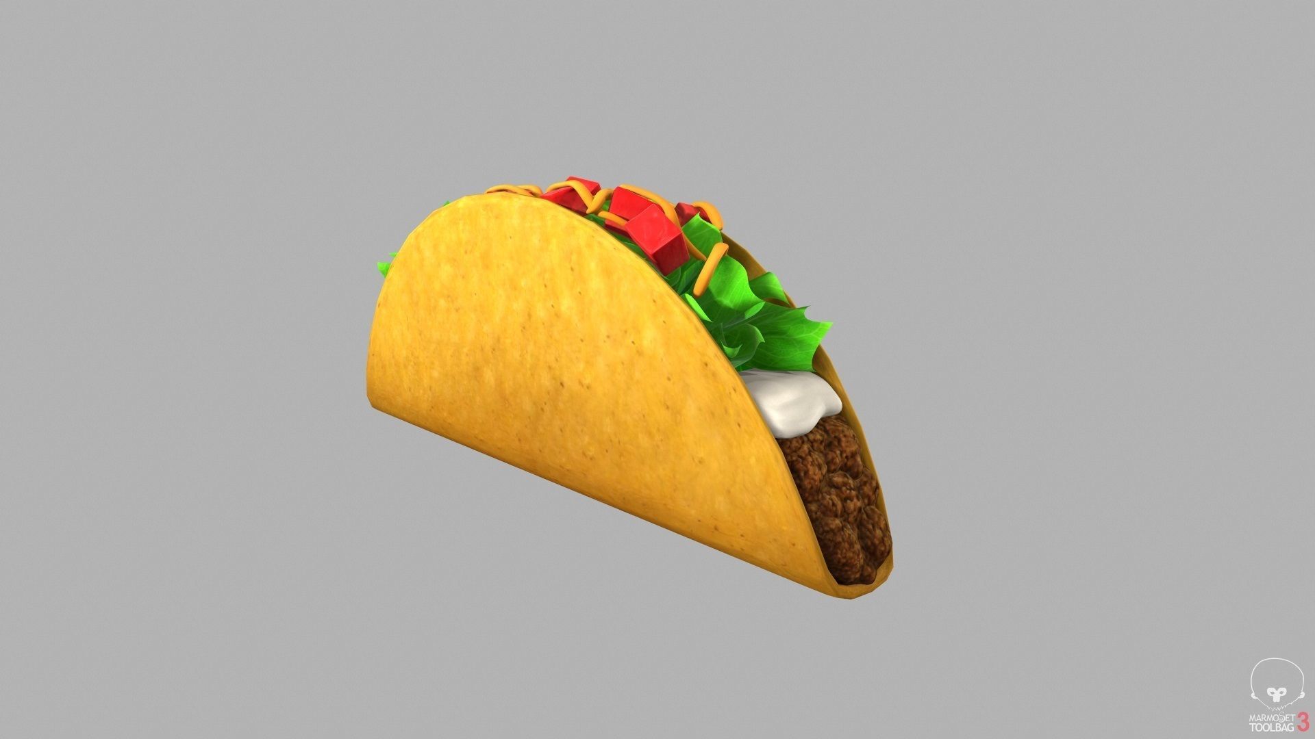 Taco Model 3D model_19
