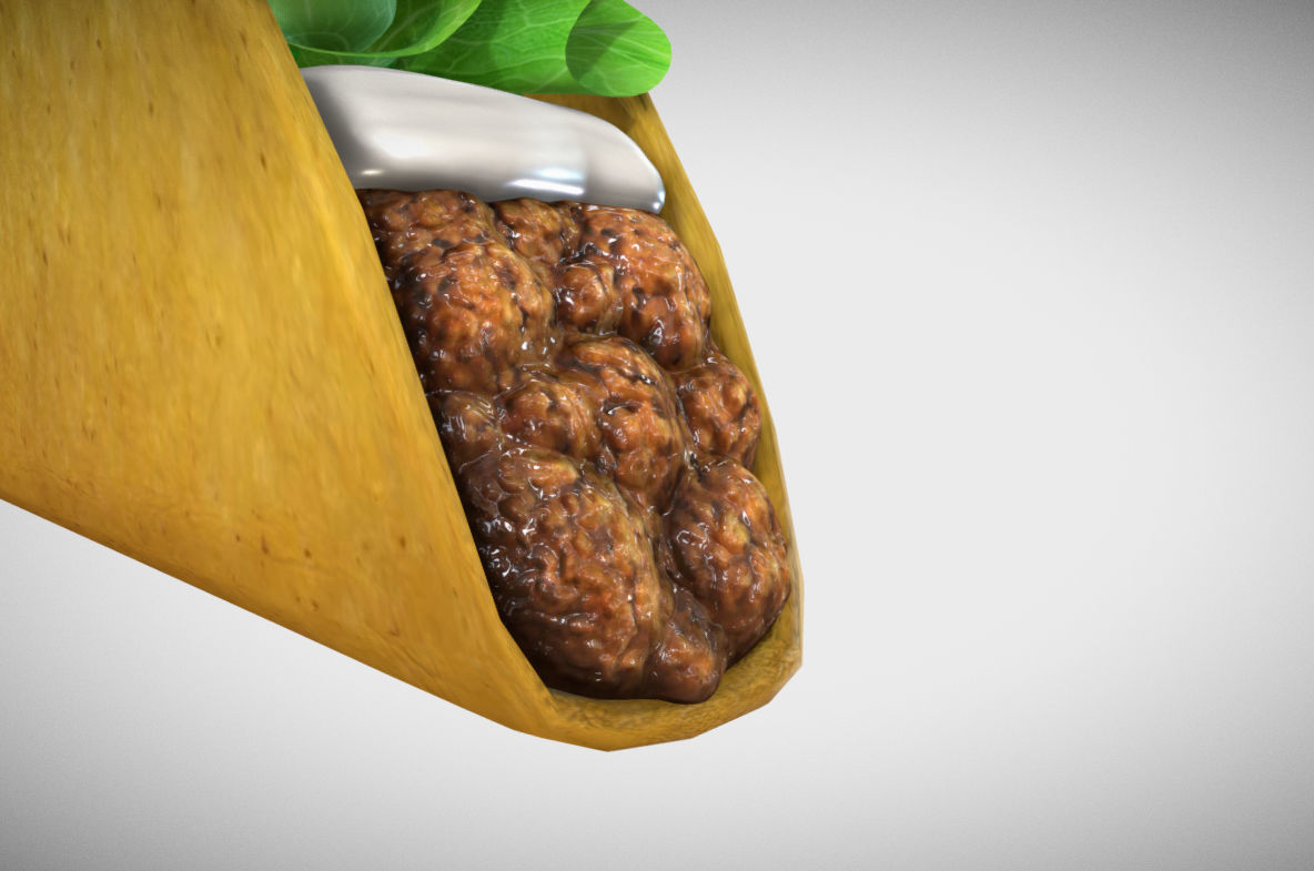 Taco Model 3D model_5