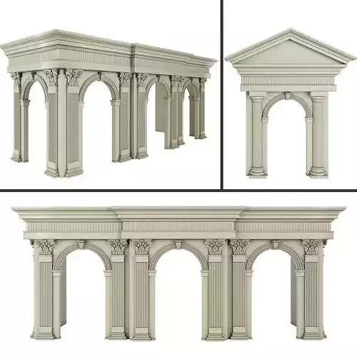 Classic Architecture Arch 2 3D model