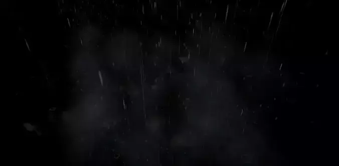 VFX Rain Particles 3D model