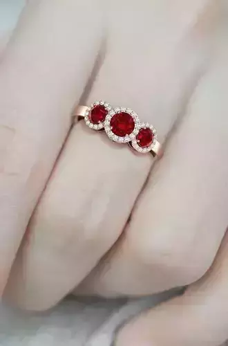 3 round ring full CAD or 3D print model 3D print model