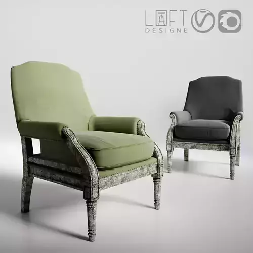 Armchair Loftdesigne model 155 3D model