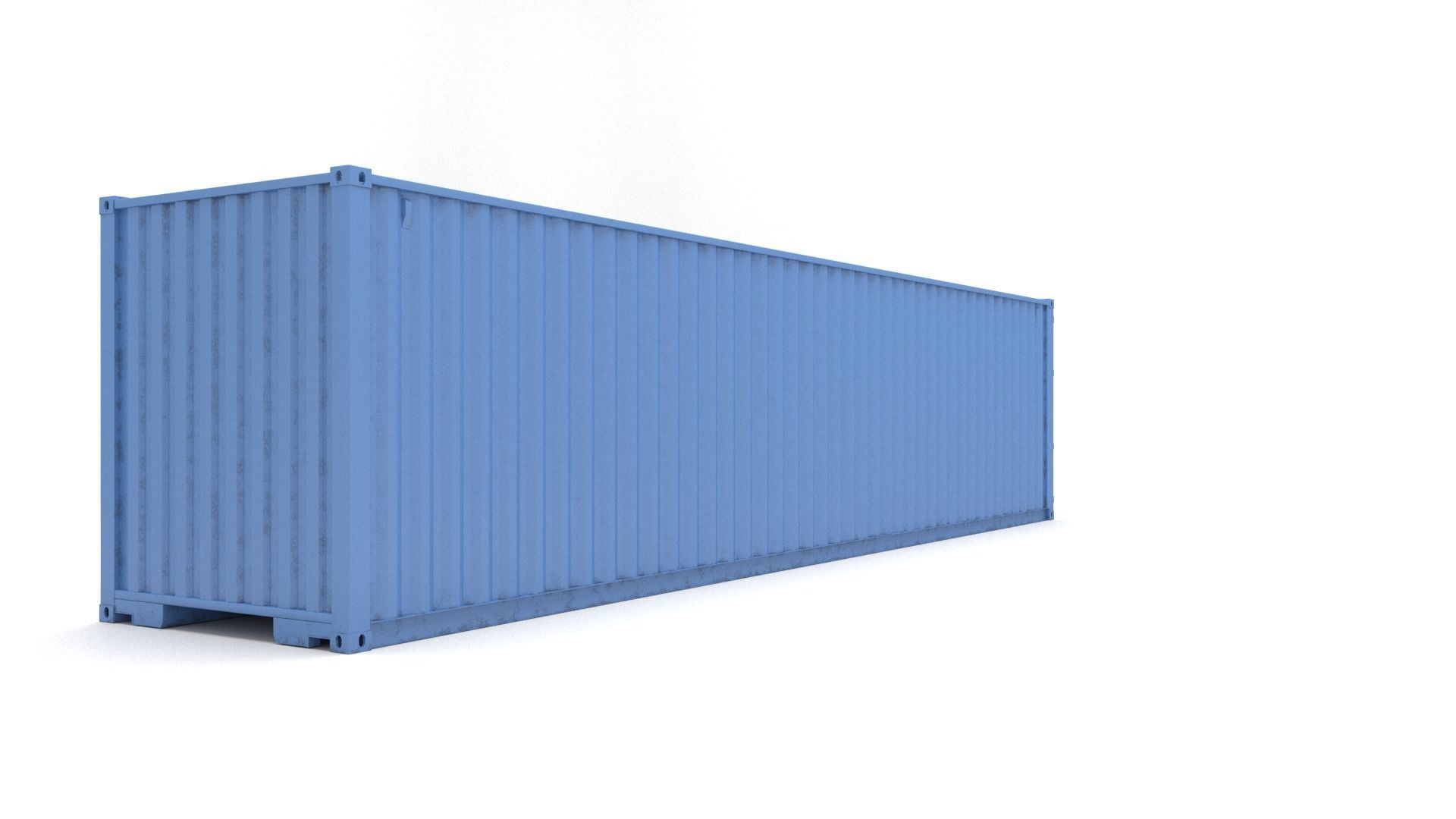 40ft Shipping Container - Detailed 3D model_3