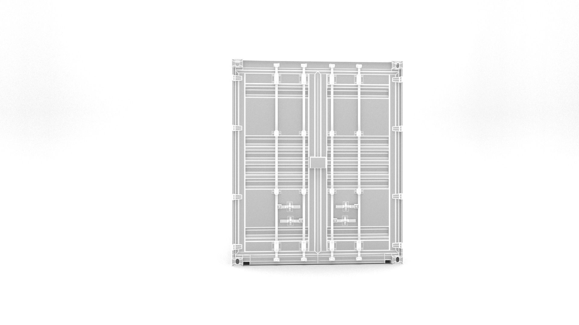 40ft Shipping Container - Detailed 3D model_15