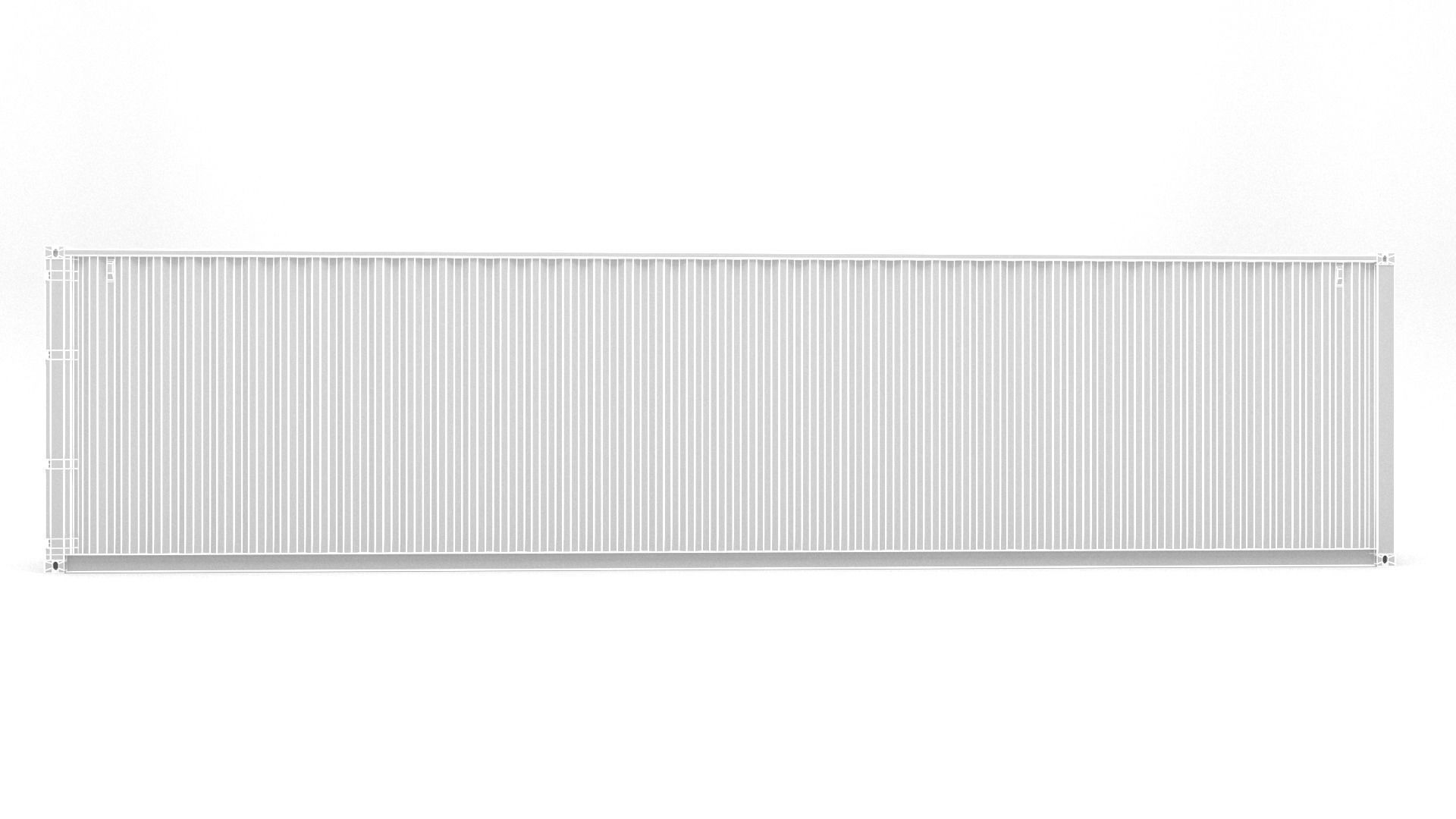 40ft Shipping Container - Detailed 3D model_10