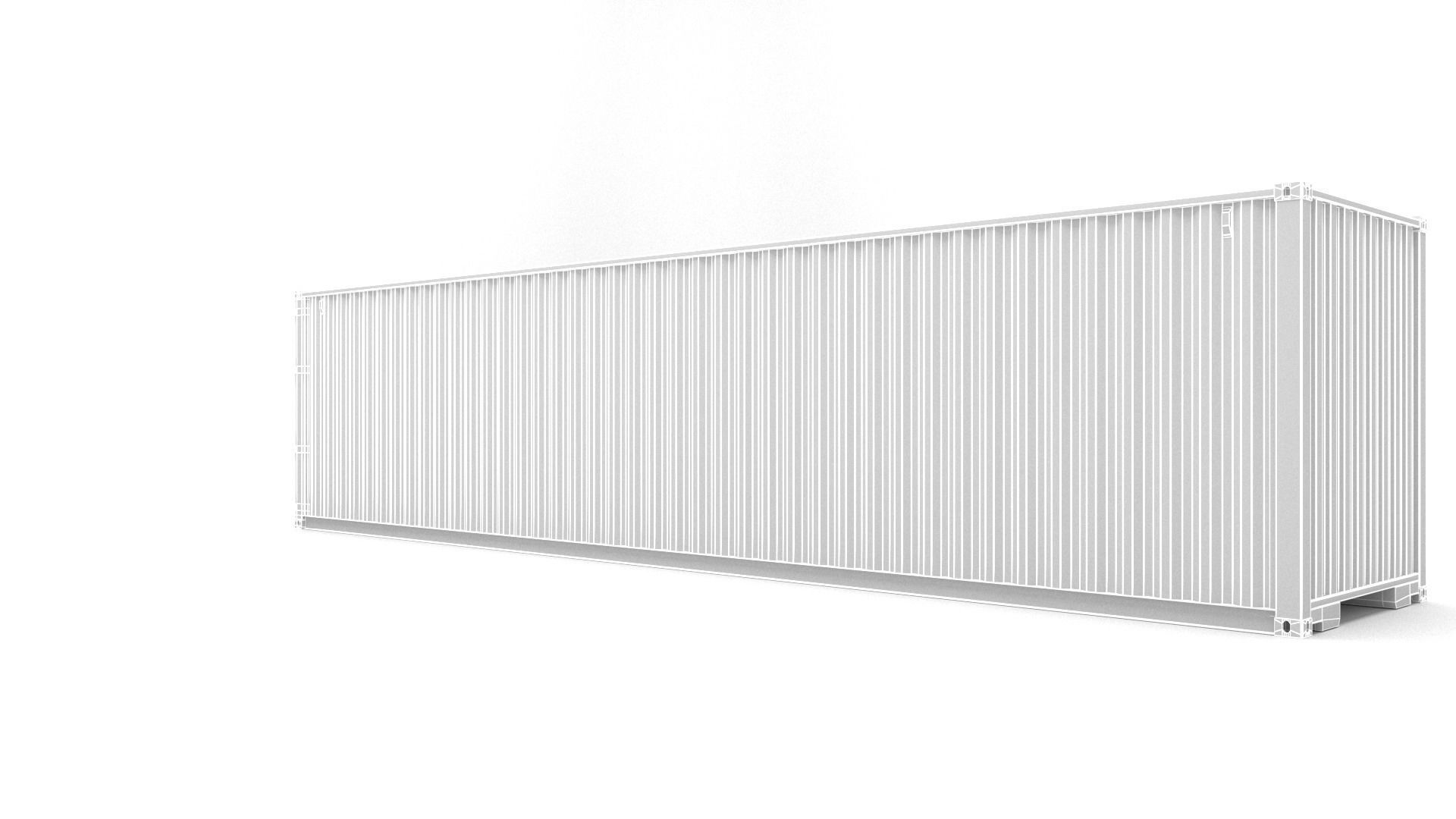 40ft Shipping Container - Detailed 3D model_13