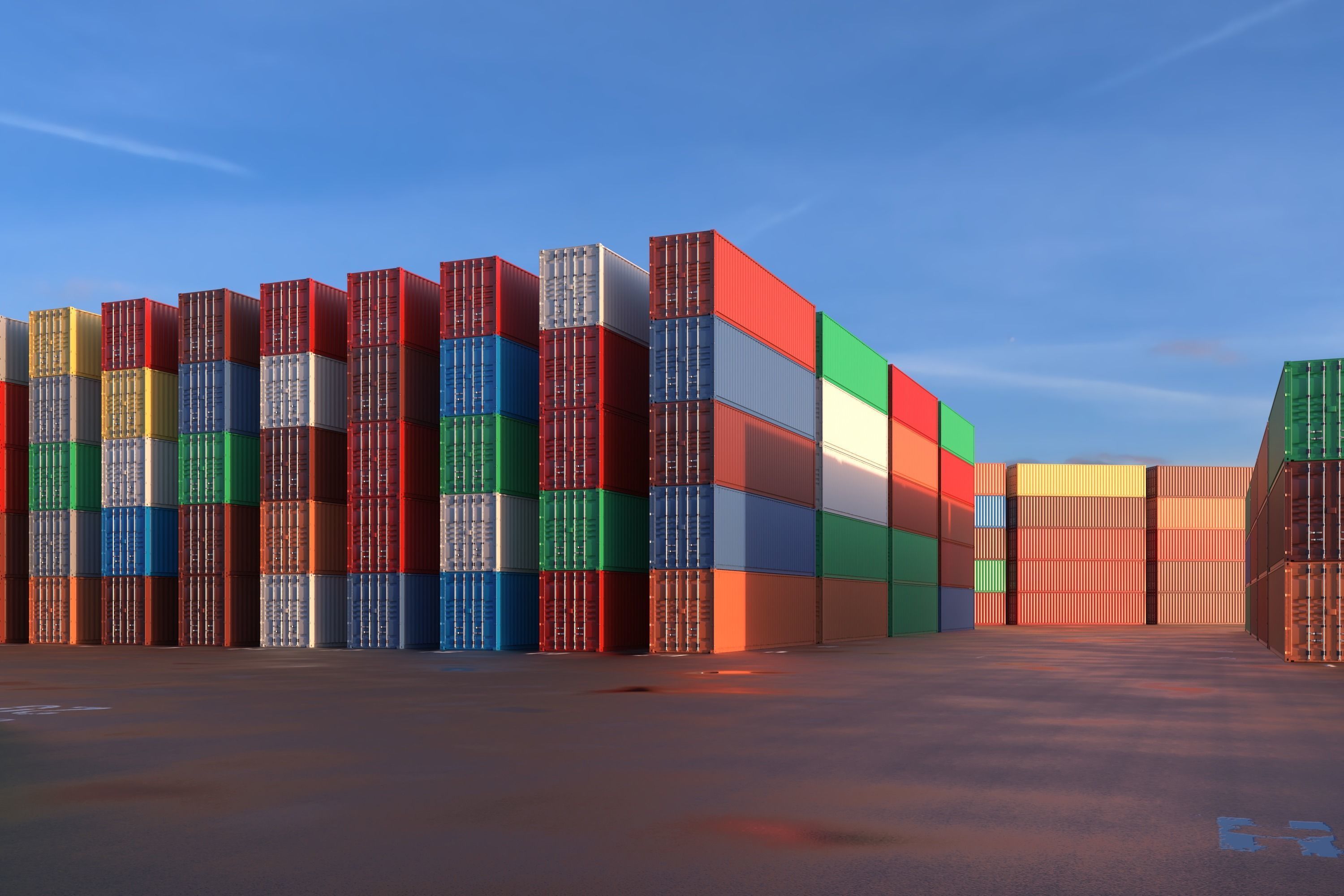 40ft Shipping Container - Detailed 3D model_7