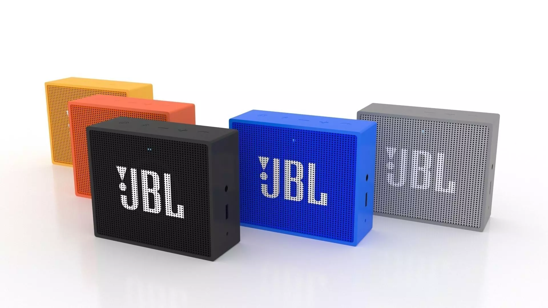 JBL GO Portable Speaker Low-poly 3D model