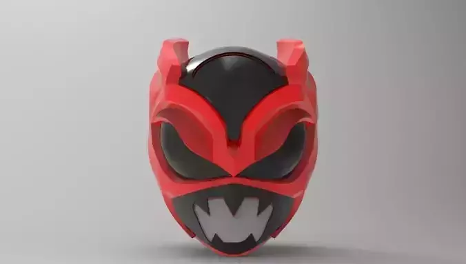 Psycho Rangers Helmet for 3D Printing 