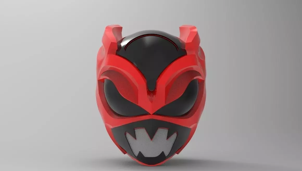Psycho Rangers Helmet for 3D Printing  3D print model_0
