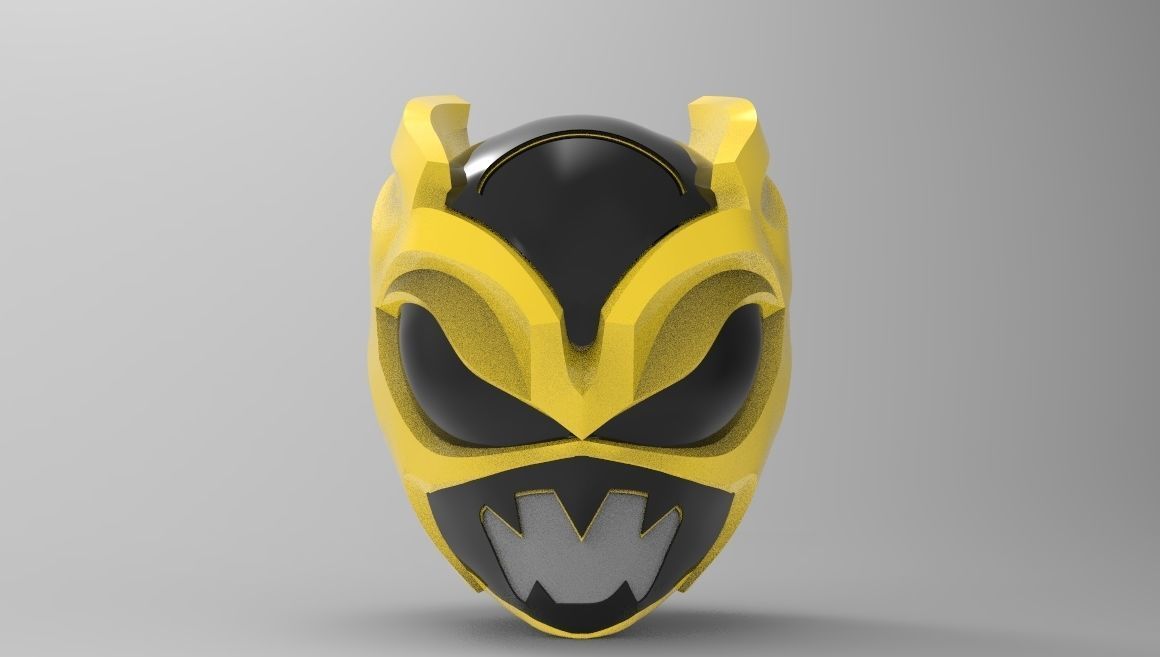 Psycho Rangers Helmet for 3D Printing  3D print model_2