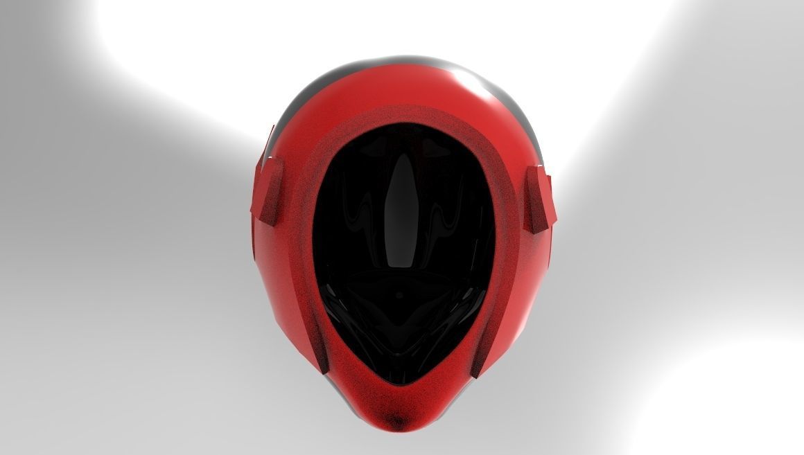 Psycho Rangers Helmet for 3D Printing  3D print model_10