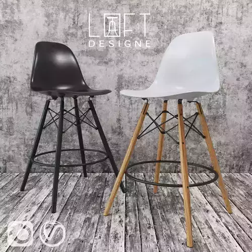 Barstools LoftDesigne 2 3D model