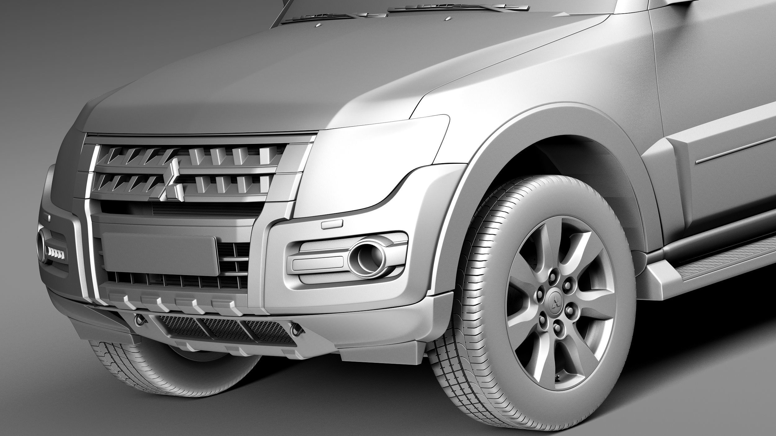 Mitsubishi Pajero Montero 2015 3D model_10