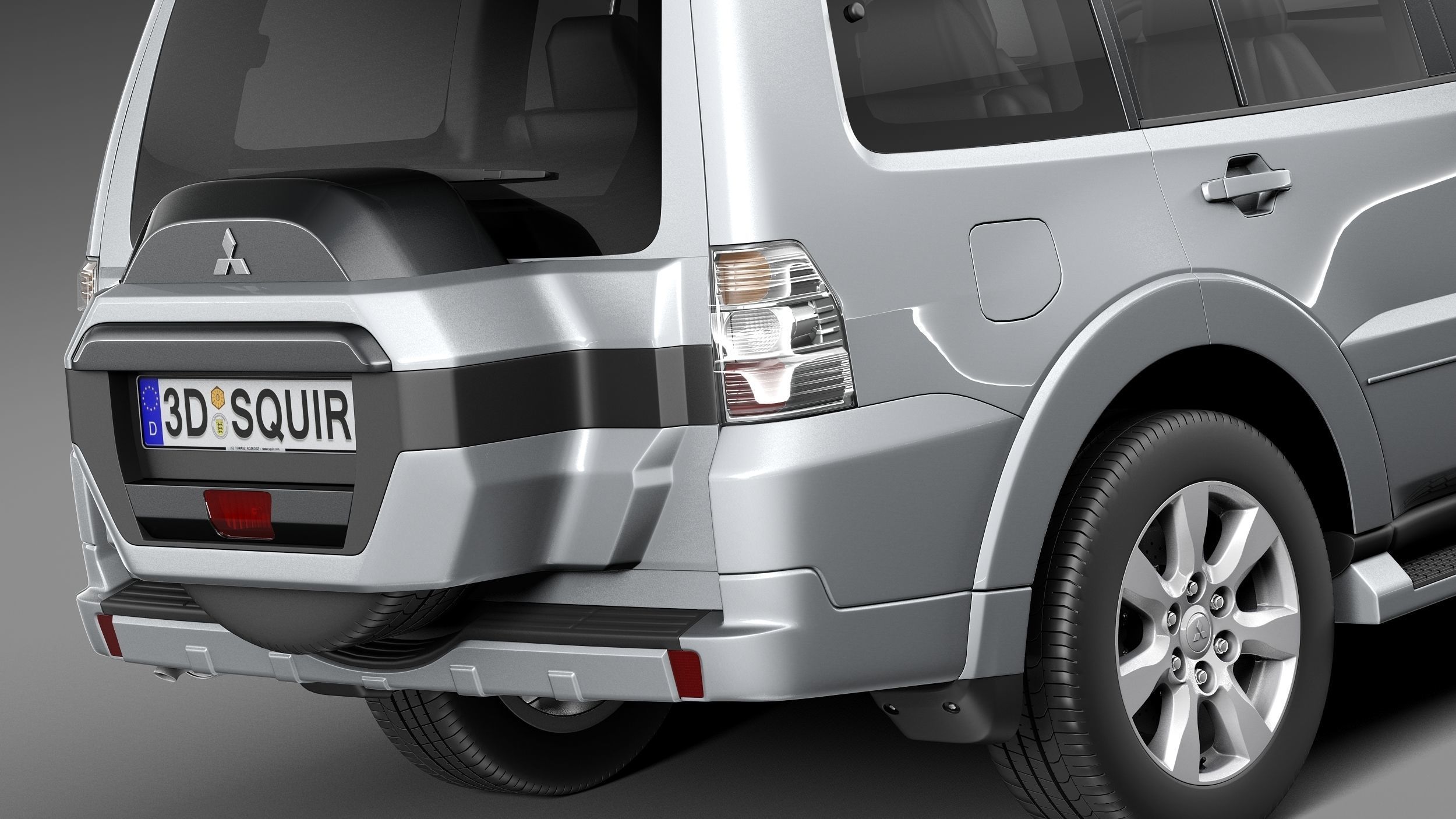 Mitsubishi Pajero Montero 2015 3D model_3