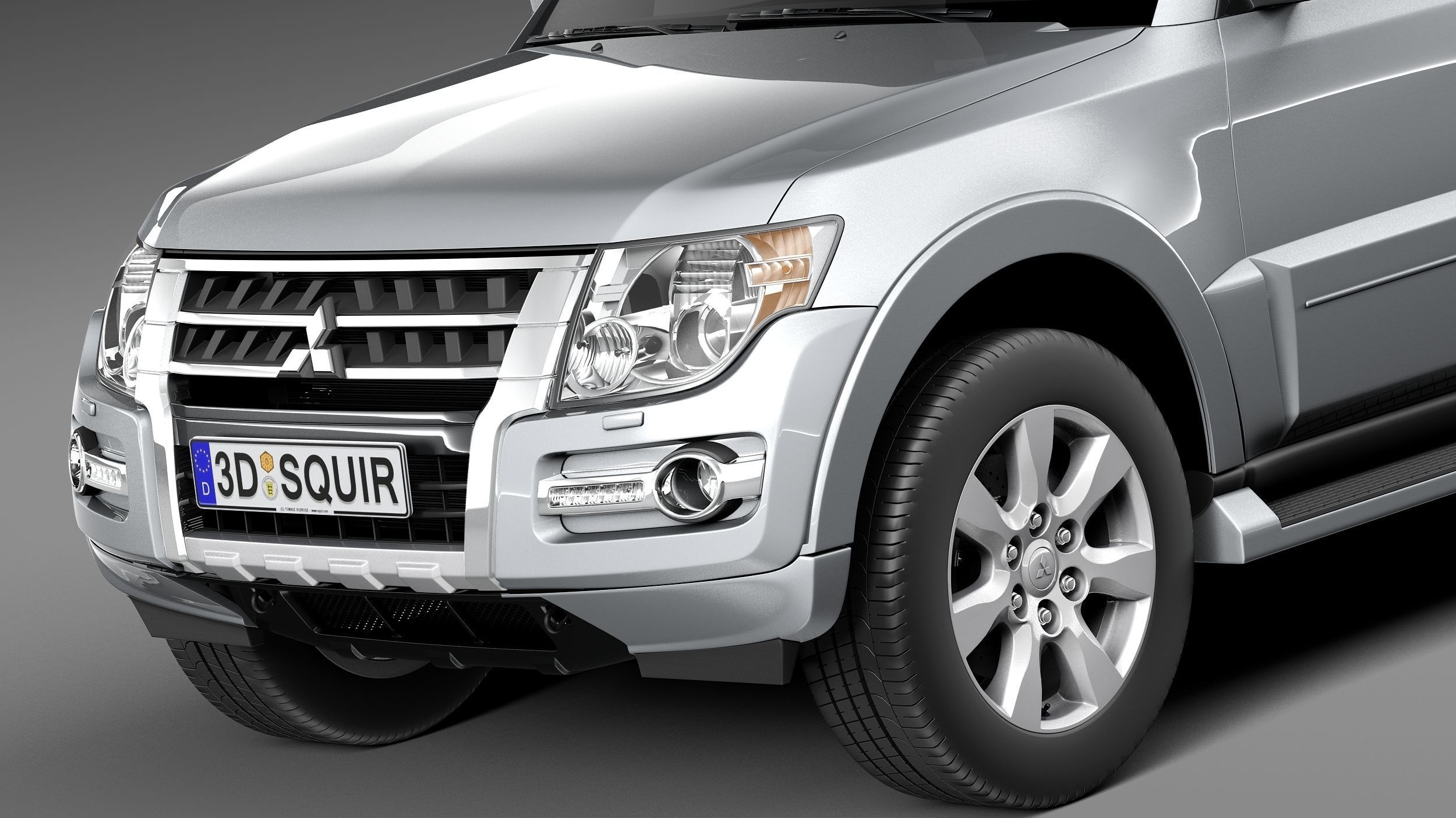 Mitsubishi Pajero Montero 2015 3D model_2