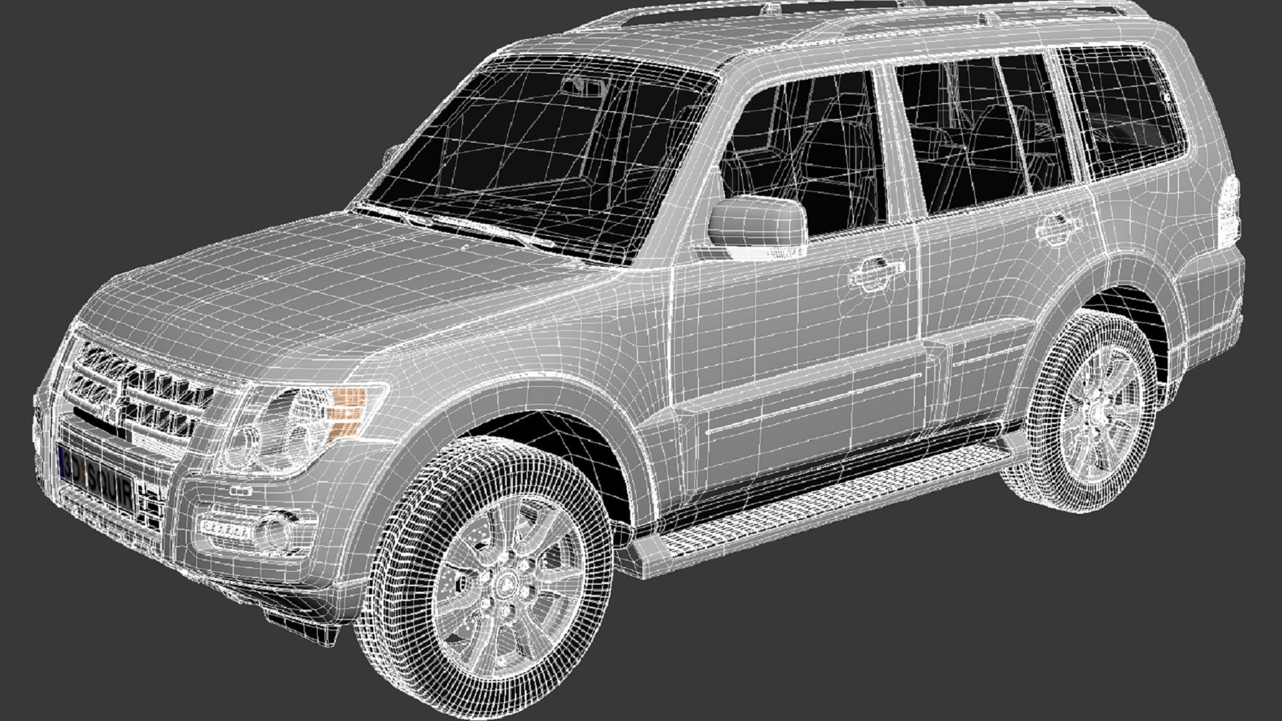 Mitsubishi Pajero Montero 2015 3D model_16