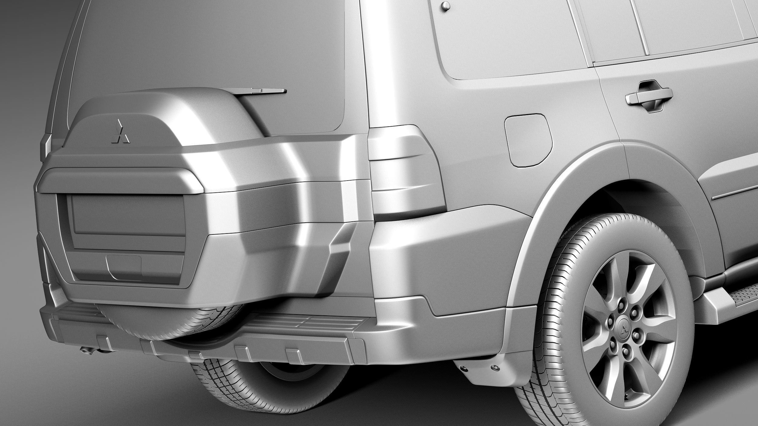 Mitsubishi Pajero Montero 2015 3D model_11