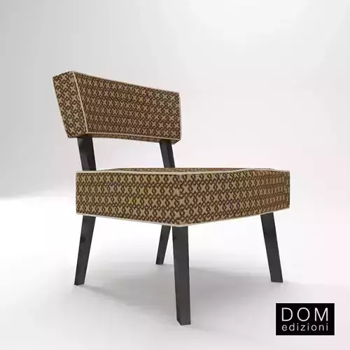 Small Armchair Nicole - Dom Edizioni - Design by Domenico Mula 3D model