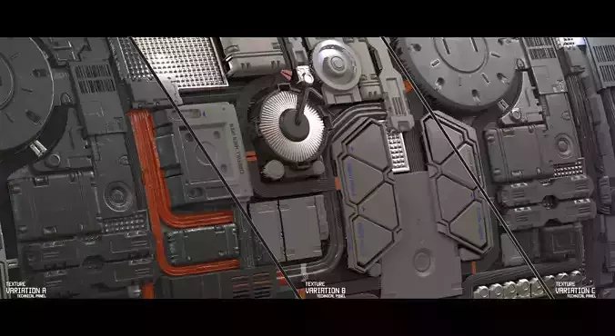 Scifi Techplate Texture Set Texture