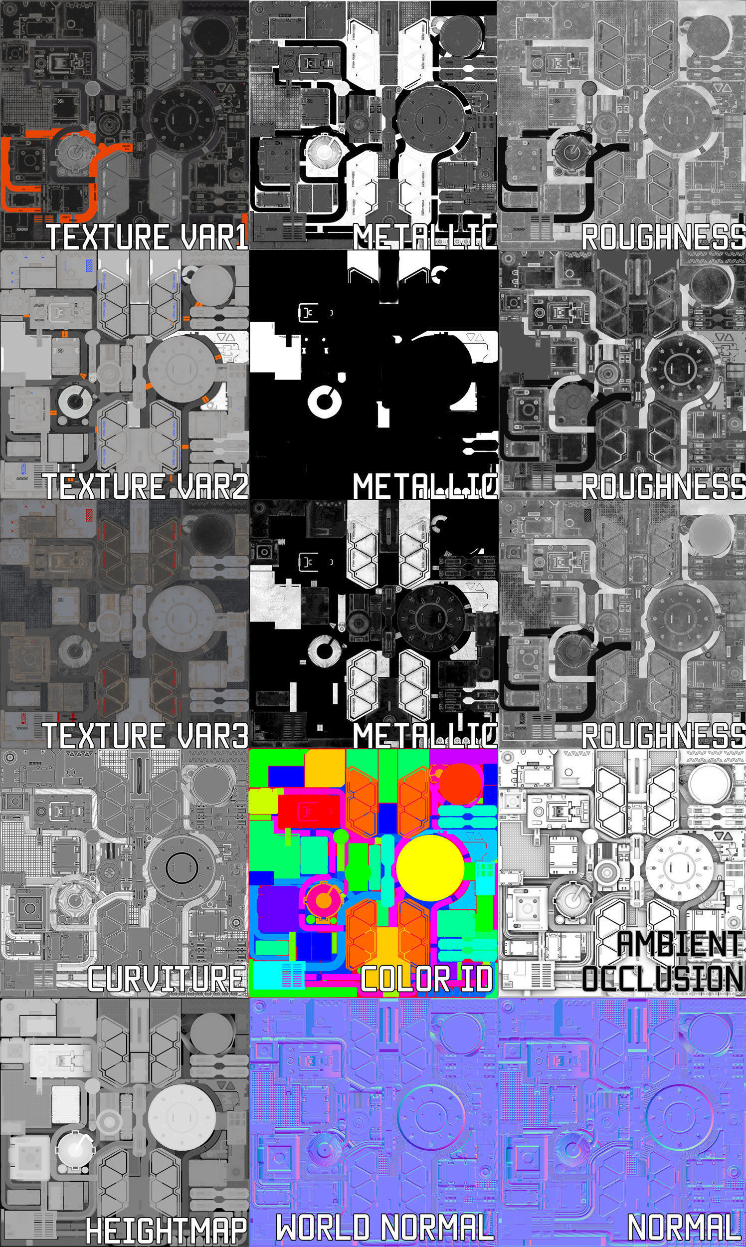 Scifi Techplate Texture Set Texture_6