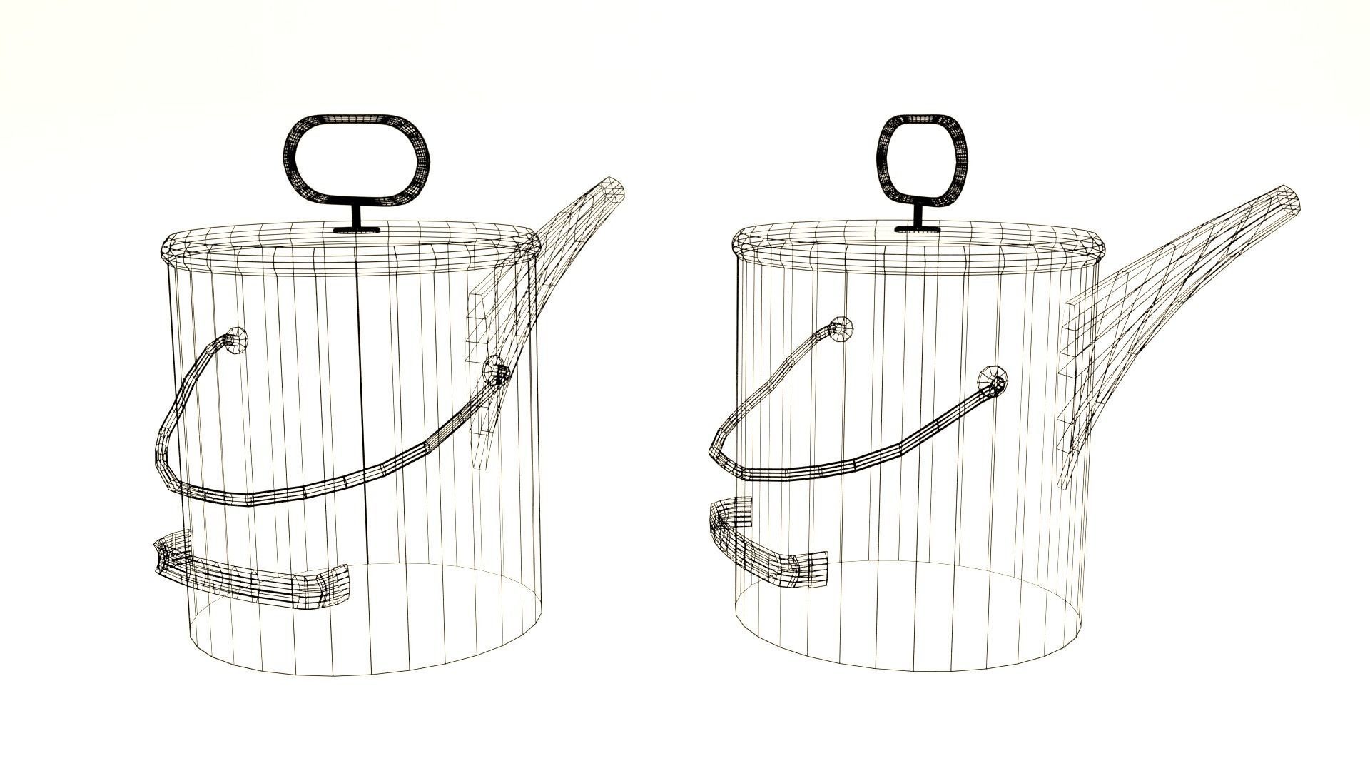 Oil can Low-poly 3D model_3